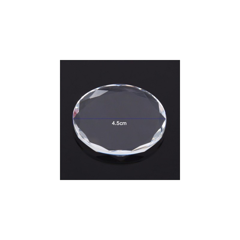 Round eyelash glue glass