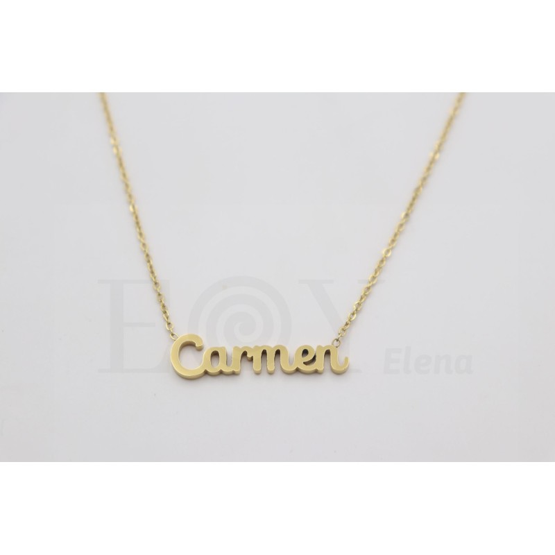 Necklace with name "Carmen"