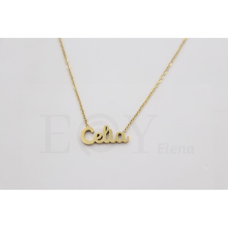 Collar con nombre "Celia"