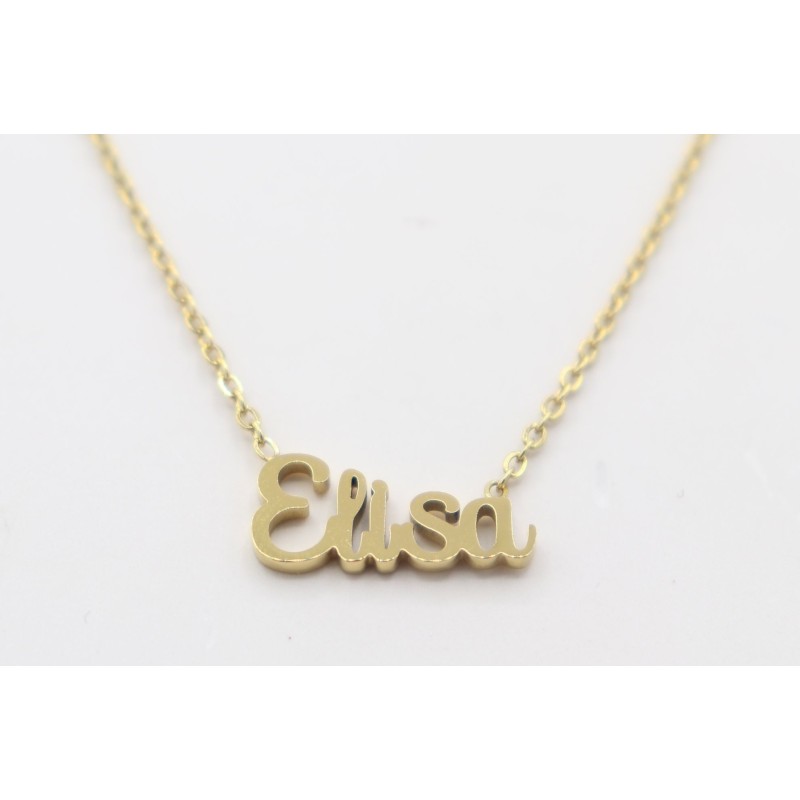 Collar con nombre "Elisa"