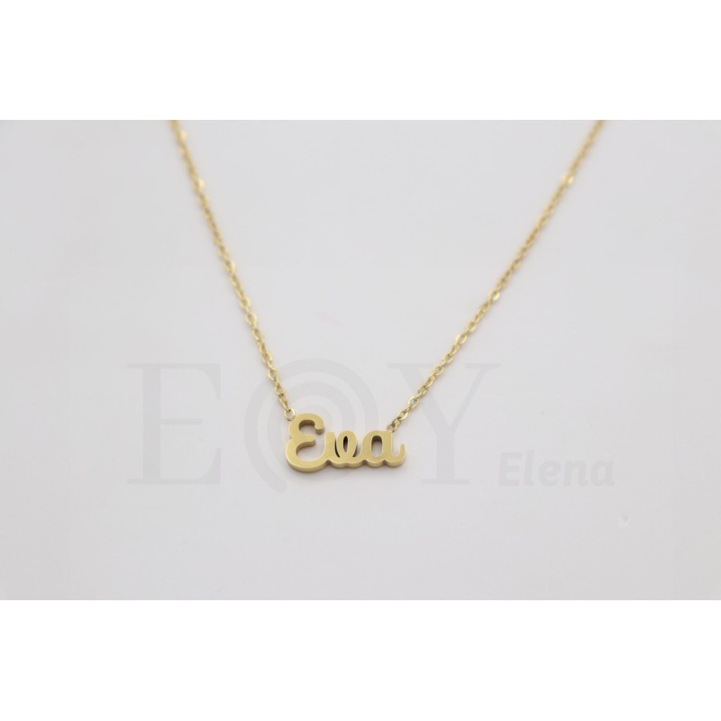 Collar con nombre "Eva"