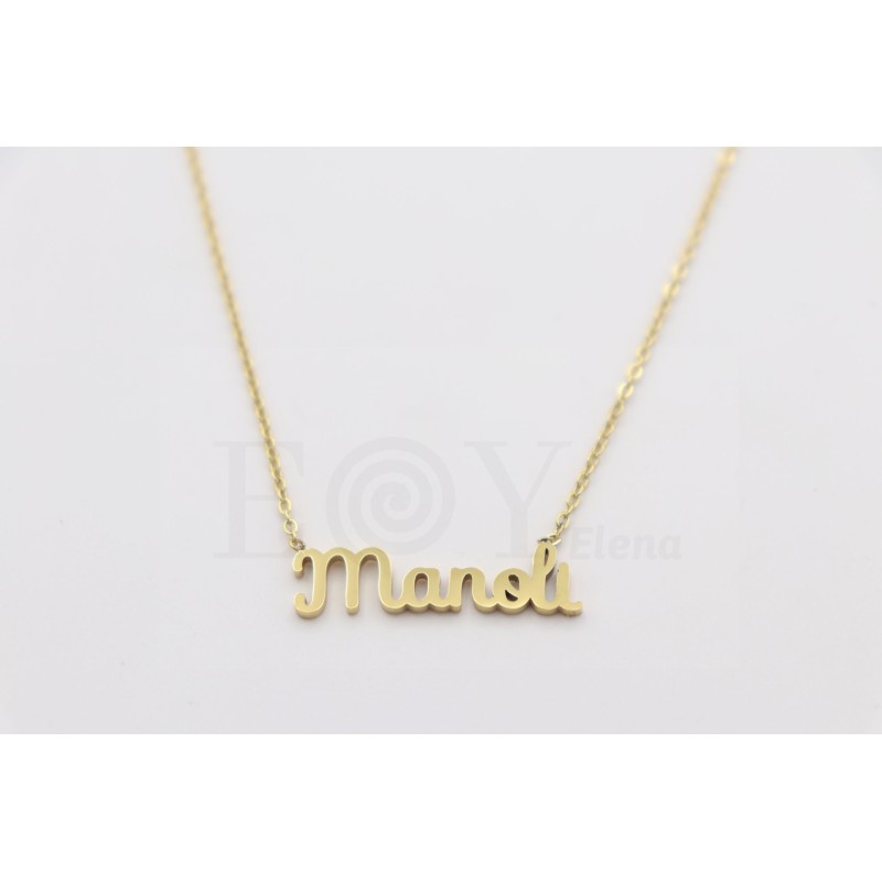 Name necklace "Manoli"