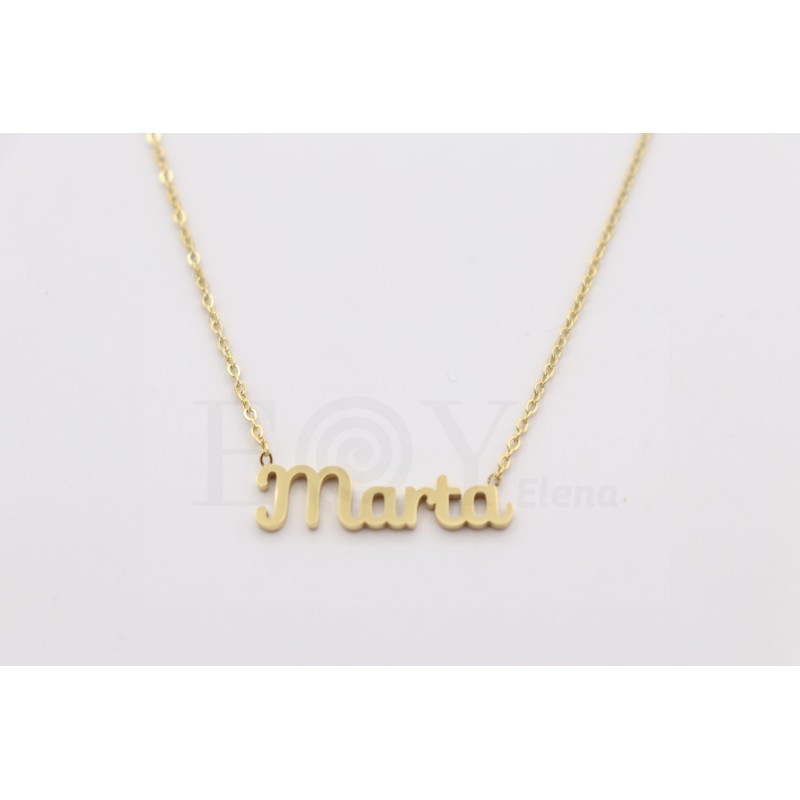 Necklace with name "Marta"