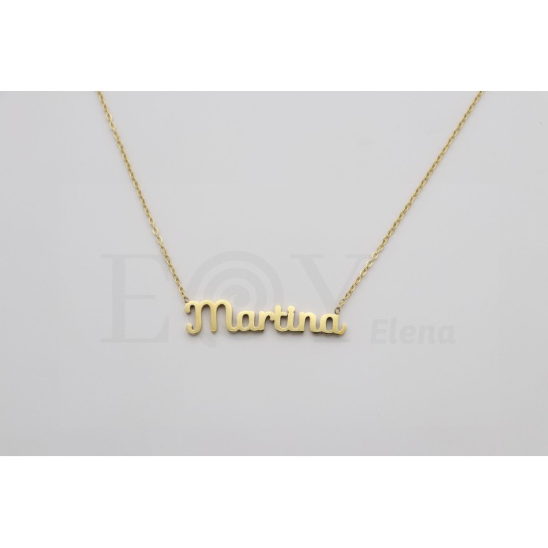 Necklace with name "Martina"