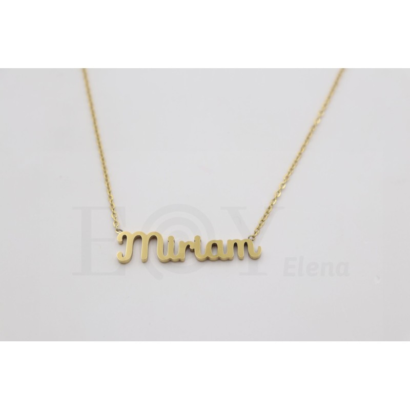 Necklace with name "Miriam"
