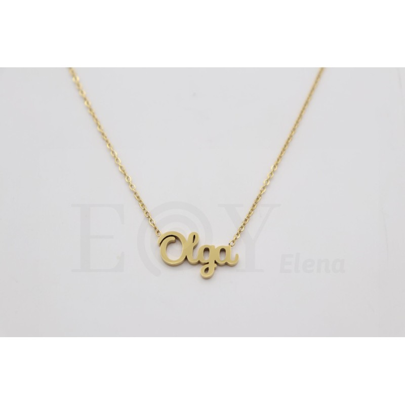 Necklace with name "Olga