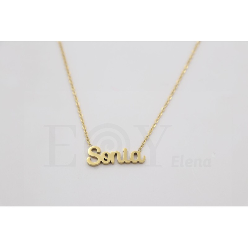 Collar con nombre "Sonia"
