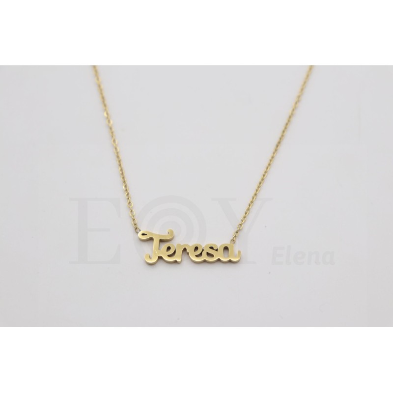 Collar con nombre "Teresa"
