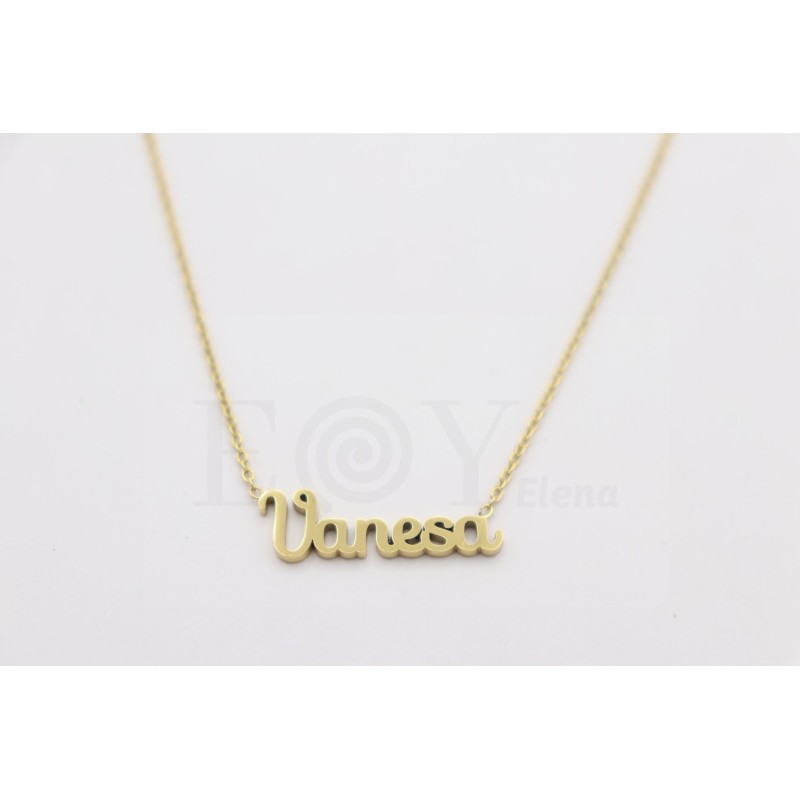 Collar con nombre "Vanesa"
