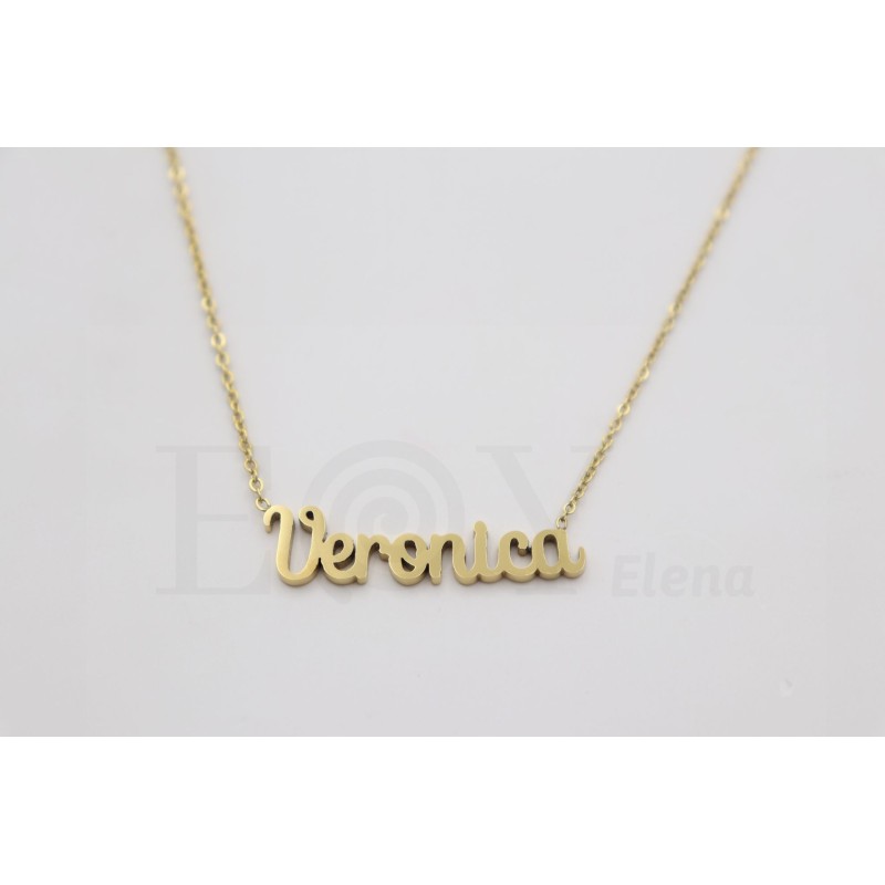 Collar con nombre "Verónica"