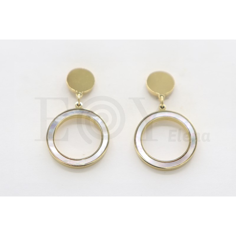 Pendiente nácar de chapa