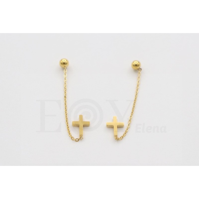Pendientes de cruz