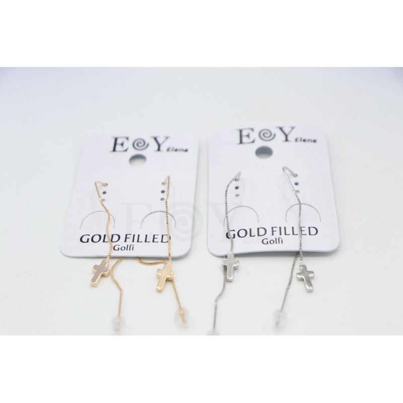 Pendientes de cruz 2