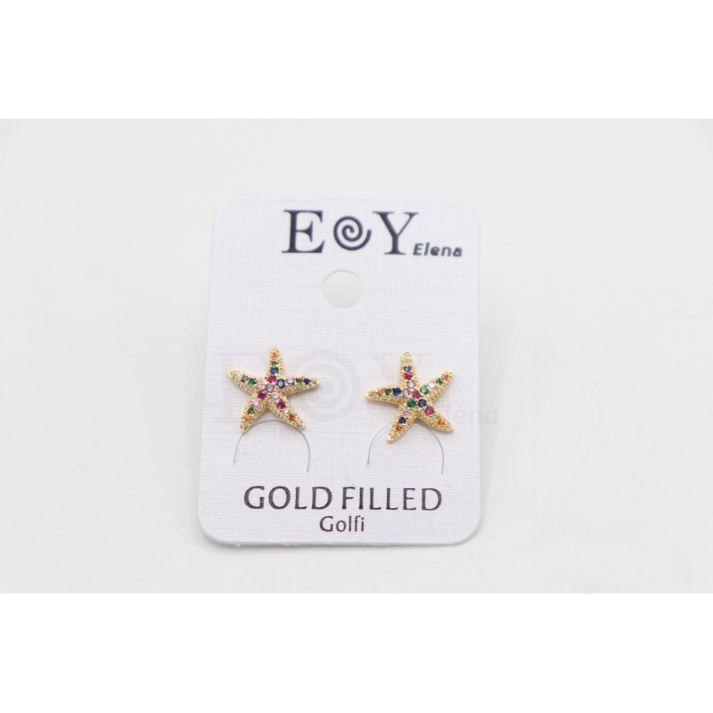 Pendientes de estrella de mar