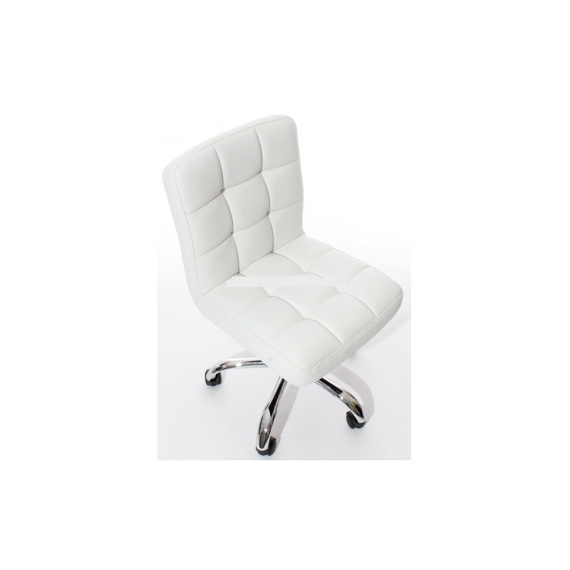 SILLA ACOLCHADA CON CUADROS WHITE