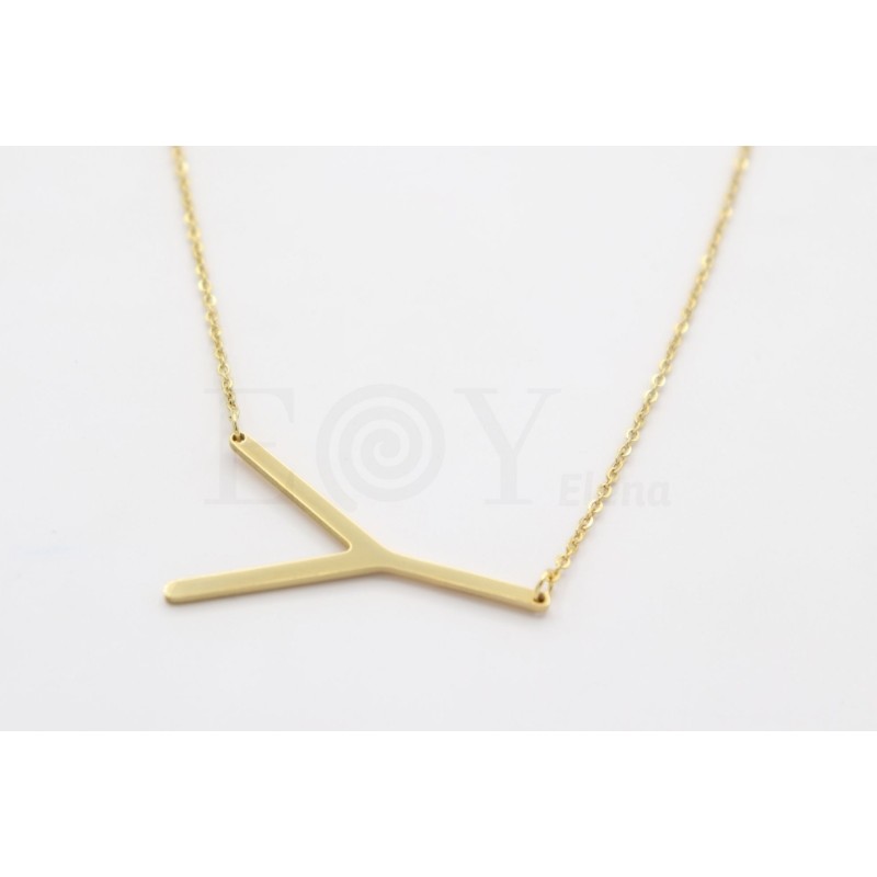 Collar de letra "Y"